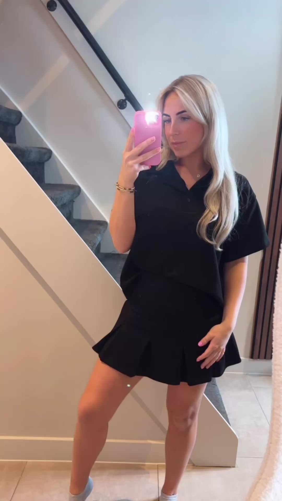 Polo set zwart